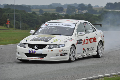 James Thompson på Ring Djursland.
(Foto: Hartmann Honda Racing / Morten Kimer Hansen og Jeppe Rimmen)